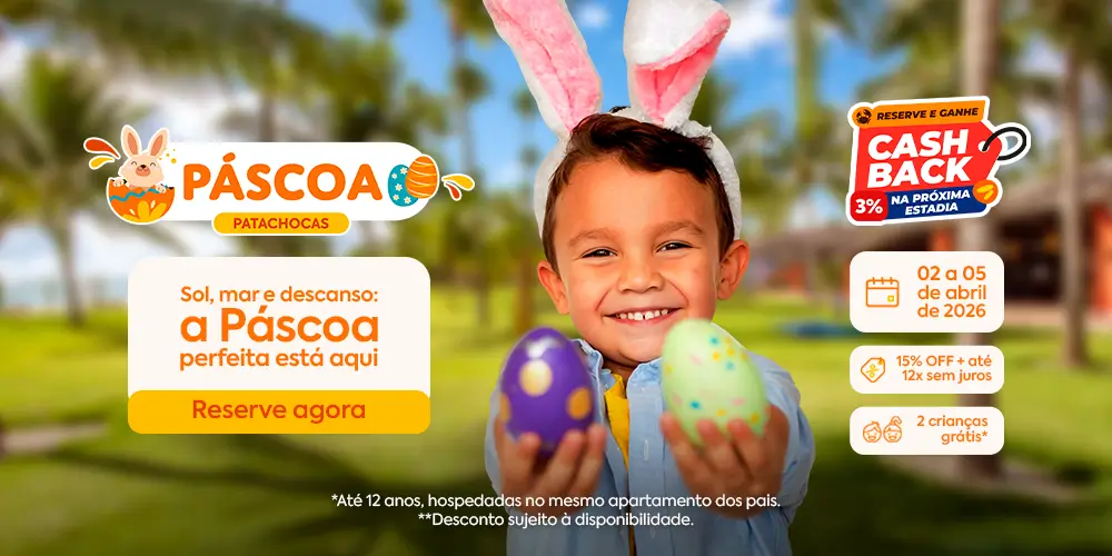 Páscoa 2026 é no Patachocas